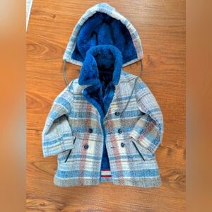 Vintage Sears wool blend 3T blue peacoat
